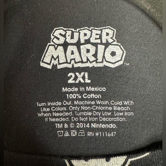 🔹Nintendo Super Mario T-Shirt 2XL - Picture 2 of 4